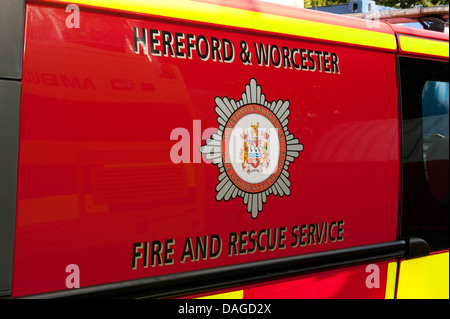 Hereford & Worcester Fuoco e servizio di salvataggio Foto Stock