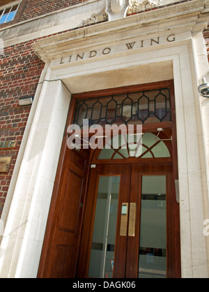 Il Lindo Ala presso l'ospedale St Mary, dove il Royal bambino è nato, Paddington, London, England, Regno Unito Foto Stock