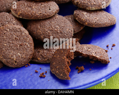 Il cioccolato i biscotti ghiacciaia Foto Stock