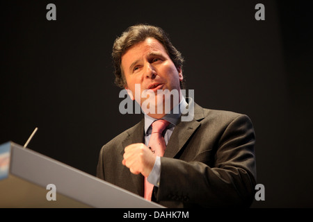 Oliver Letwin MP al congresso del Partito Conservatore di Manchester 2009 Foto Stock