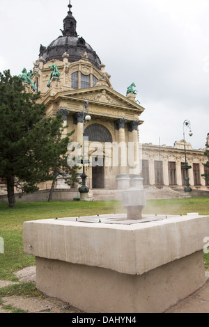 Bagni Széchenyi, Budapest Foto Stock