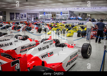 Indianapolis Motor Speedway Hall of Fame Museum, Indianapolis, Indiana, Stati Uniti d'America Foto Stock