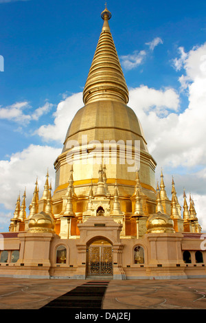 Il Wat Phra Bat Huai Tom. Luoghi di culto delle reliquie del Buddha Pagoda. Foto Stock