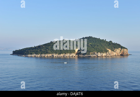 Isola di LOKRUM vicino Dubrovnik, Croazia Foto Stock