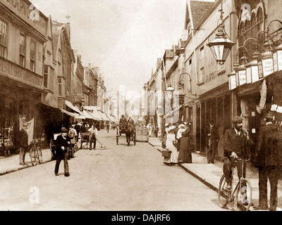 Superiore di Ipswich Brook Street primi 1900s Foto Stock