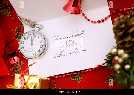 Buon Natale e felice anno nuovo Foto Stock