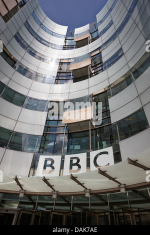 La nuova BBC Broadcasting House London, England Regno Unito Foto Stock