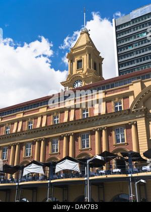 dh Ferry terminal building AUCKLAND HARBOUR NEW ZEALAND NZ Auckland city waterfront edifici torre dell'orologio Foto Stock