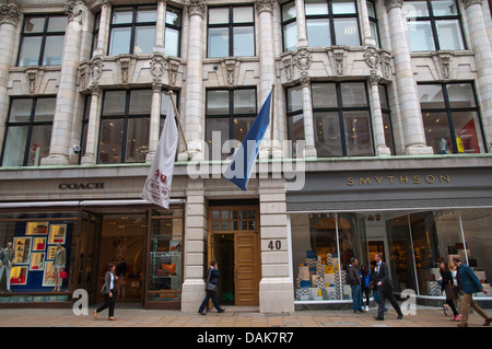 New Bond Street Mayfair distretto centrale di Londra Inghilterra Gran Bretagna UK Europa Foto Stock