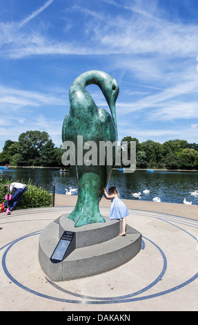 Isis Sculpture, Hyde Park, Londra, Inghilterra, Regno Unito. Foto Stock