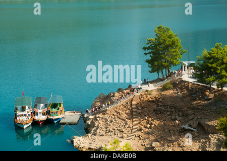 Türkei, Provinz Antalya, Manavgat, Oymapinar Stausee am Manavgat Cayi (Melas) Foto Stock