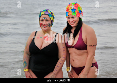 Polar Bear Club Coney Island Brooklyn New York Foto Stock