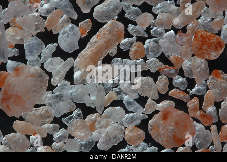 Rosa mare himalayana cristalli di sale (close-up) - depositato da antico oceano Foto Stock