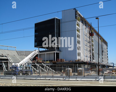 Levi's Stadium in costruzione in Santa Clara California Foto Stock