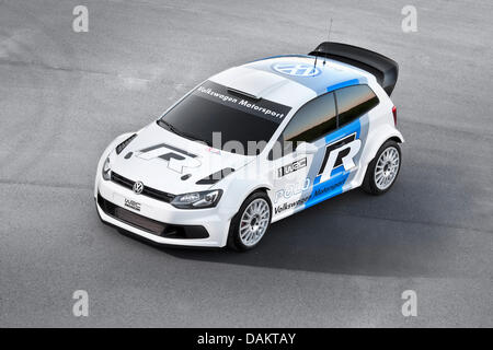 Un VW non datata handout foto mostra il nuovo rallye auto Polo R WRC della Volkswagen Motorsport. Il tedesco produttore di automobili Volkswagen entra il rallye campionato del mondo. Dal 2013, il Polo R WRC sarà una sfida già stabilito rallye automobile marche. Foto: Volkswagen Motorsport / solo uso editoriale Foto Stock