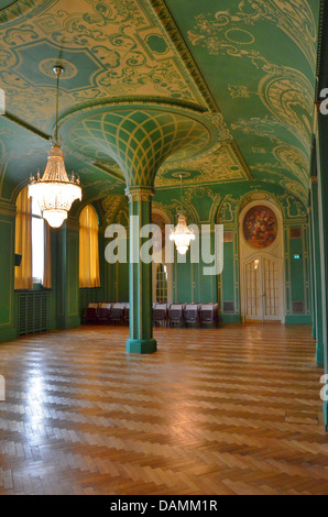 Bad Kissingen Sala Verde in Regentenbau concert hall Baviera Germania Foto Stock