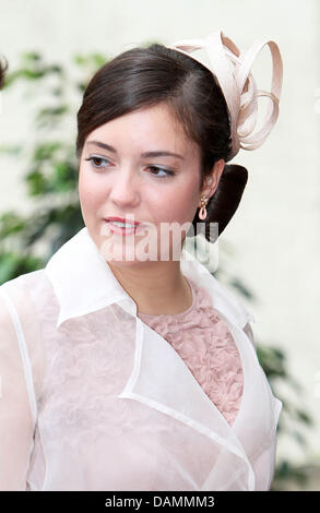 La principessa Alexandra assiste le celebrazioni per la Giornata Nazionale con un Te Deum nel Duomo di Lussemburgo e il defilee all'Ave de Liberte in Lussemburgo, 23 giugno 2011. Foto: Albert van der Werf PAESI BASSI FUORI Foto Stock