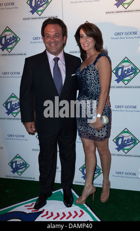 Il baseball all-star game party in New York Foto Stock