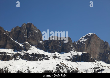 Le montagne delle Dolomiti, Nova Levante Foto Stock