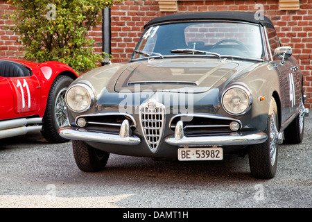 1963 Alfa Romeo Giulietta in una mostra Foto Stock