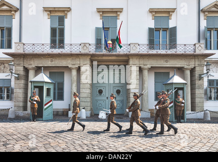 Ungherese palazzo presidenziale nel Castello di Buda district Foto Stock