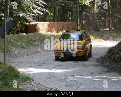 Nissan Micra Rally Car Goodwood Festival della velocità 2013 Foto Stock