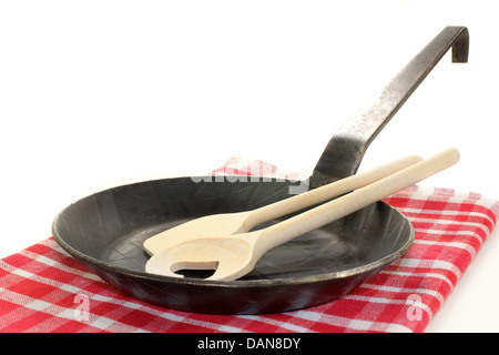 Varie cucchiaio di cottura costituito da legno Foto Stock