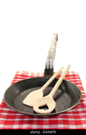 Varie cucchiaio di cottura costituito da legno Foto Stock