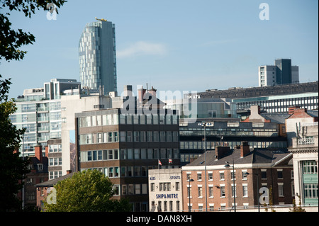 Liverpool Regno Unito Inghilterra moderno skyline Foto Stock