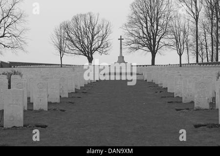 Serre strada n. 1 britannico cimitero militare Foto Stock