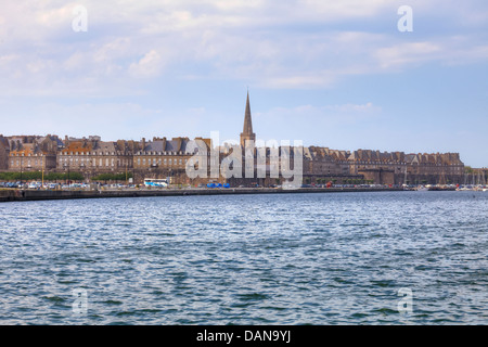 Saint-Malo, Brittany, Francia Foto Stock