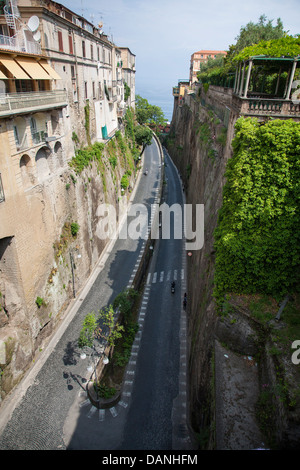 La Via Luigi de Maio a Sorrento. Foto Stock