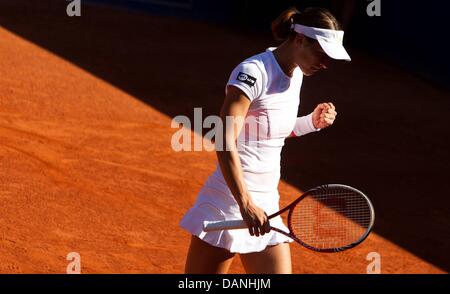 Garstein, Austria. 16 Luglio, 2013. Il WTA Tennis womens Tour di Gastein. Immagine mostra Andrea Petkovic ger nel round 1 del torneo. Credit: Azione Plus immagini di sport/Alamy Live News Foto Stock