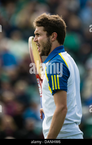 Gilles Simon di Francia, frustrato gridando a himslef Foto Stock