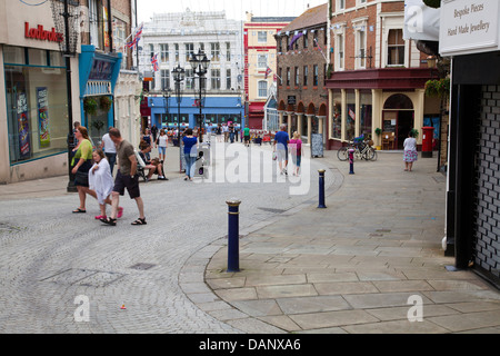 Folkestone Town Center in Kent - REGNO UNITO Foto Stock