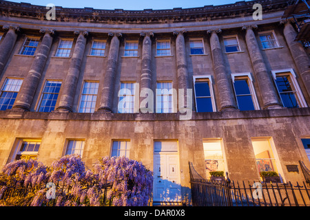 Inghilterra, Somerset, bagno, il Royal Crescent Foto Stock