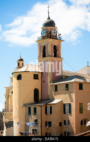 Basilica di Santa Maria Assunta,camogli,liguria italia Foto Stock