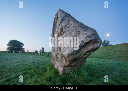 Inghilterra, Wiltshire, Avebury, Avebury Stone Circle Foto Stock