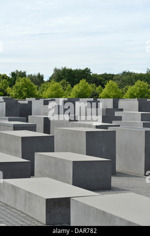 Berlino. Germania. Memoriale al assassinato ebrei d'Europa / il memoriale dell'Olocausto. Foto Stock