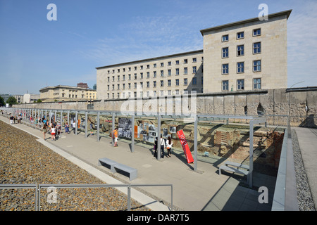 Berlino. Germania. Topografia del Terrore / Topographie des terrori. Foto Stock