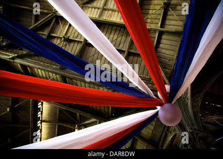 Il Mercado Central di Santiago del Cile Foto Stock