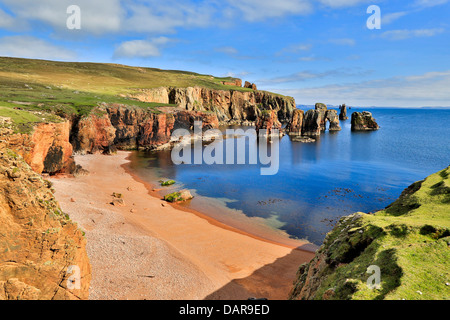 Braewick; Eshaness; Shetland; Regno Unito Foto Stock