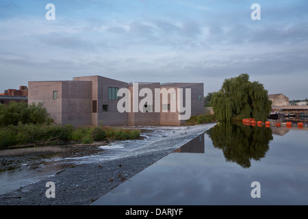 La galleria Hepworth, alloggiamento le opere di Wakefield nato scultore Barbara Hepworth, Wakefield, West Yorkshire, Regno Unito Foto Stock