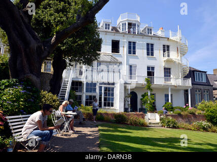 Guernsey, casa di Victor Hugo, Guernsey, Isole del Canale Foto Stock