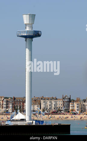 Torre di osservazione di Weymouth Sealife torre di avvistamento, Weymouth Dorset, Gran Bretagna, Regno Unito Foto Stock