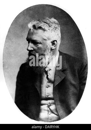 Ostwald, Wilhelm, 1853 - 1932, scienziato tedesco (chimico, fisico), filosofo, ritratto, prima del 1910, Foto Stock