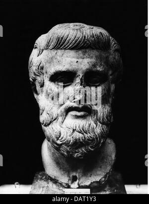 Sofocles, 496 a.C. - 406 a.C., autore/scrittore greco (poeta), ritratto, busto, Berlino, Germania, Foto Stock