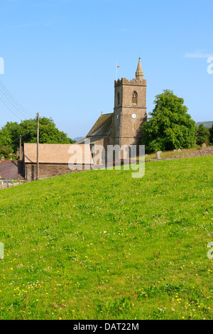 Chiesa di St Margaret, Hawes, Wensleydale, North Yorkshire, Yorkshire Dales National Park, Inghilterra, Regno Unito. Foto Stock