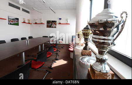 Stadio Eden, oggi Synot Tip Arena, casa del club di calcio SK Slavia Praga, raffigurato in Praga Repubblica Ceca, il 18 luglio 2013. (CTK Photobank/Katerina Sulova) Foto Stock