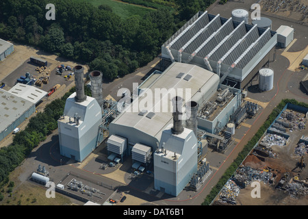 Fotografia aerea di Peterborough Power Station Foto Stock